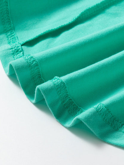 Mint Green V Neck Shift Plus Size Tank Top