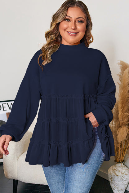 plus size long sleeve top