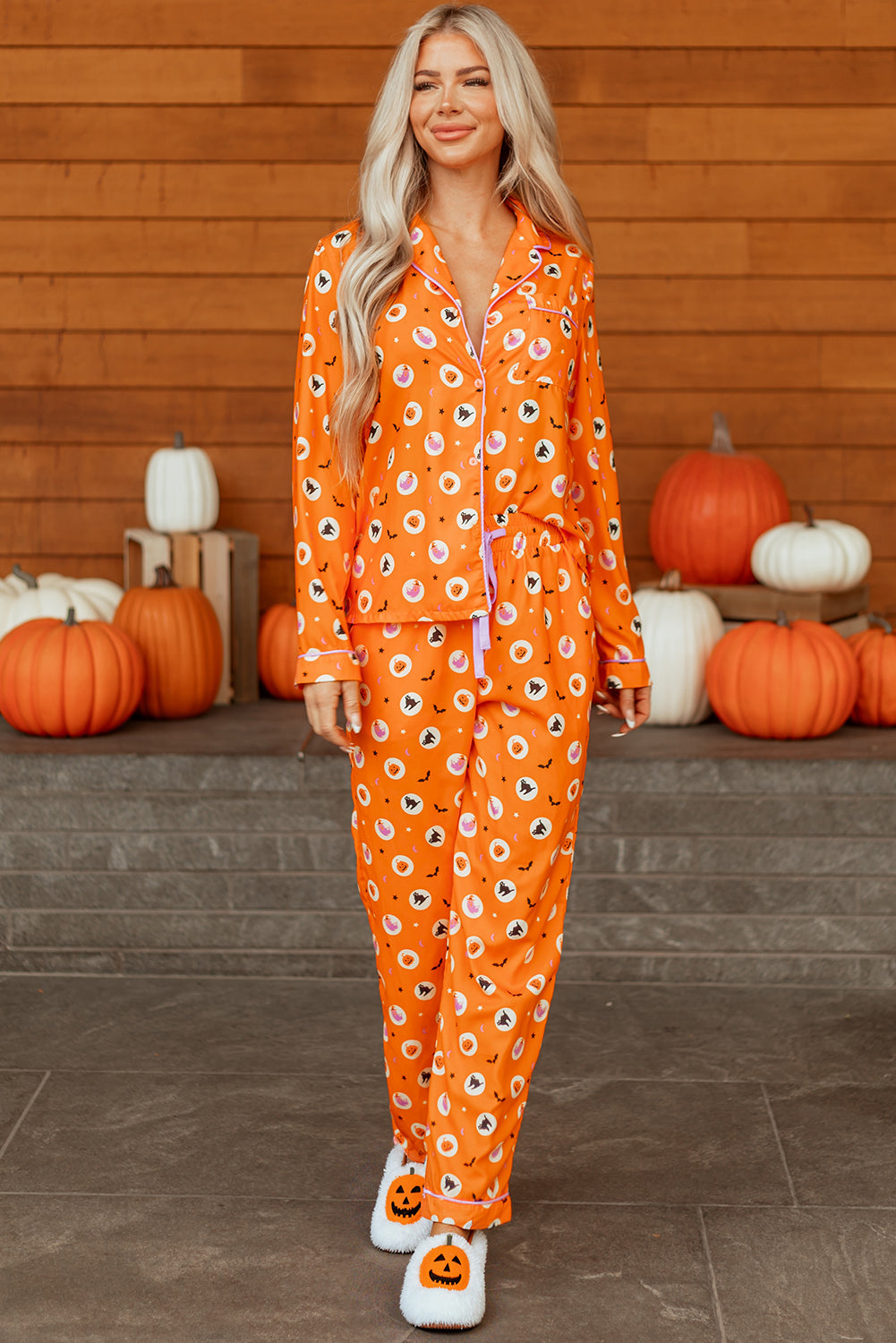 halloween pajama set
