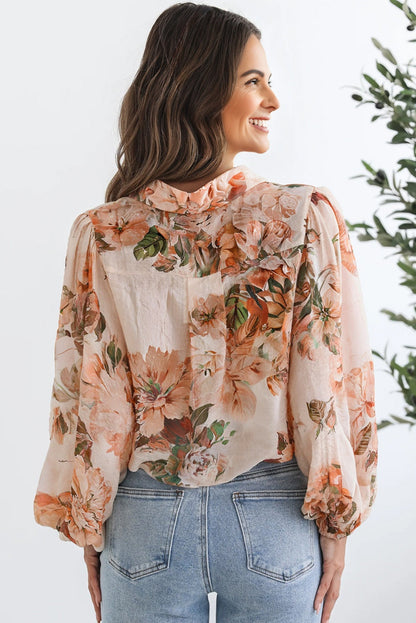 floral long sleeve shirt