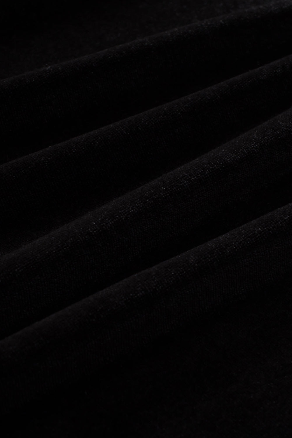 Black Pearl Embellished Puff Sleeve Velvet Plus Size Top