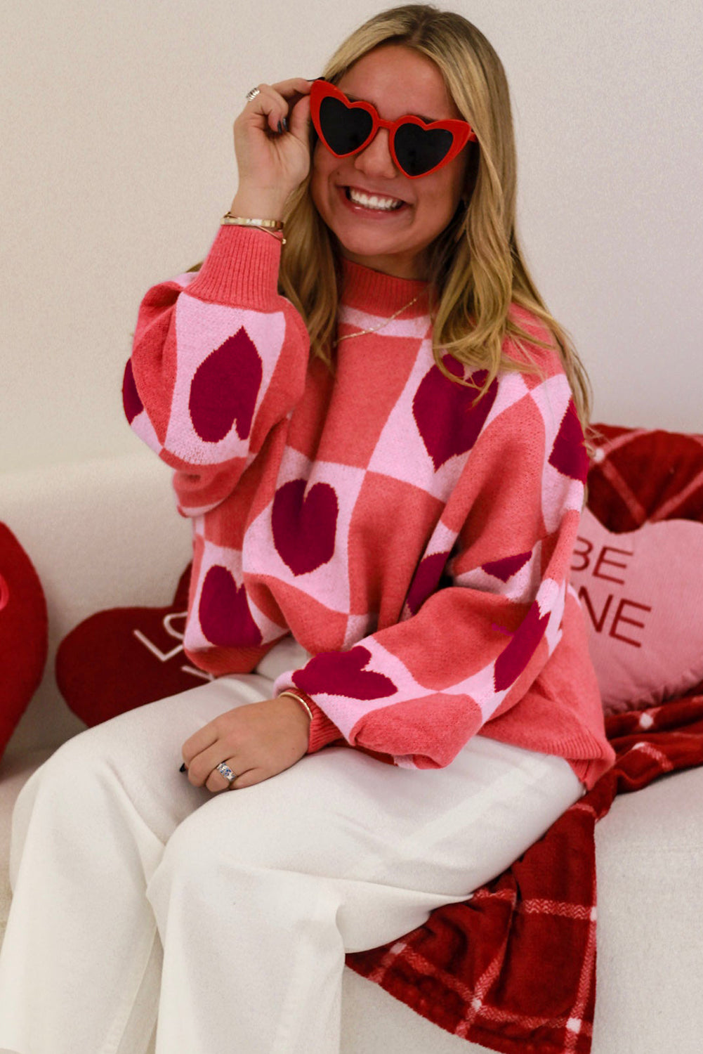 plus size valentine sweater