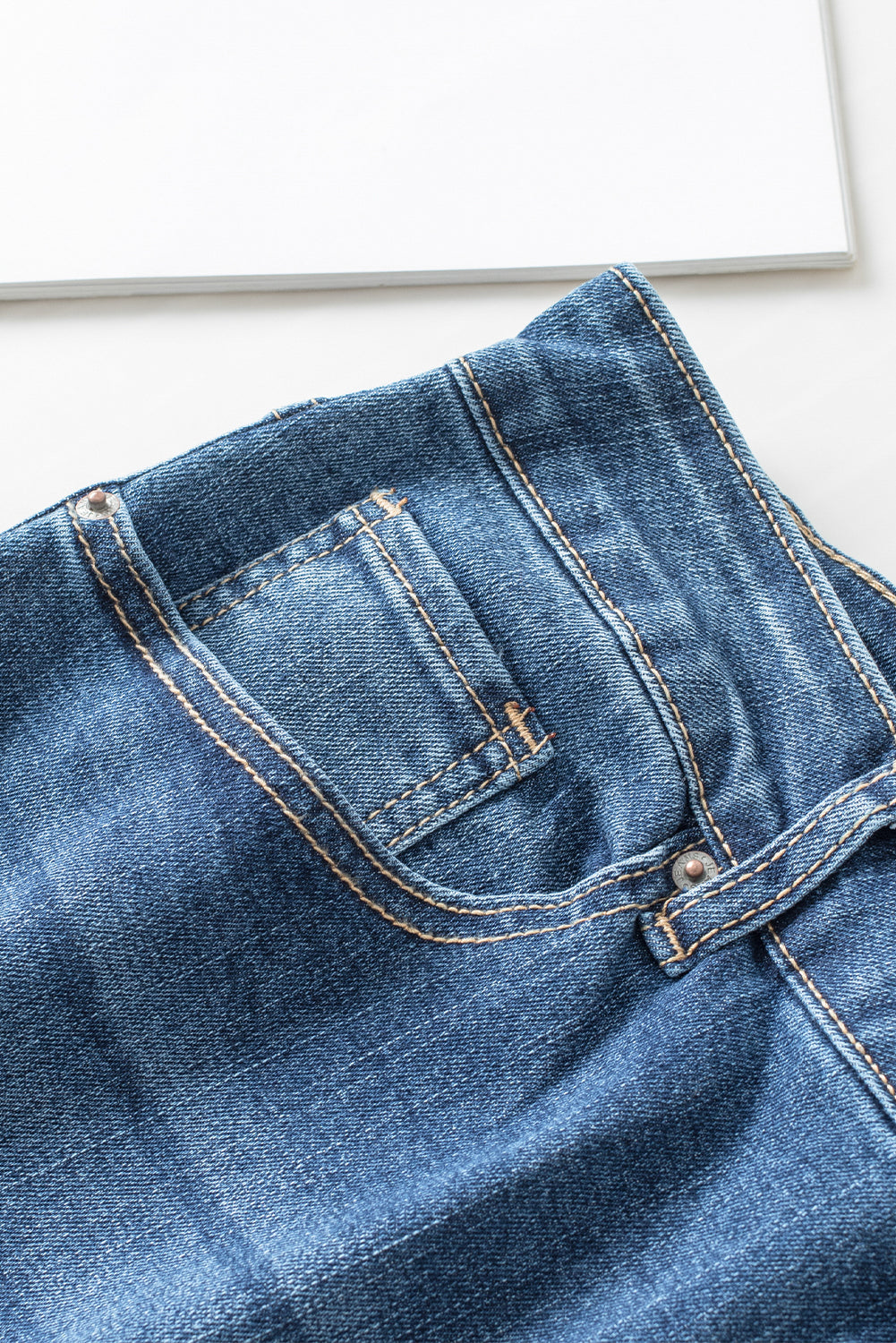 Blue Acid Washed Plus Size Skinny Jeans