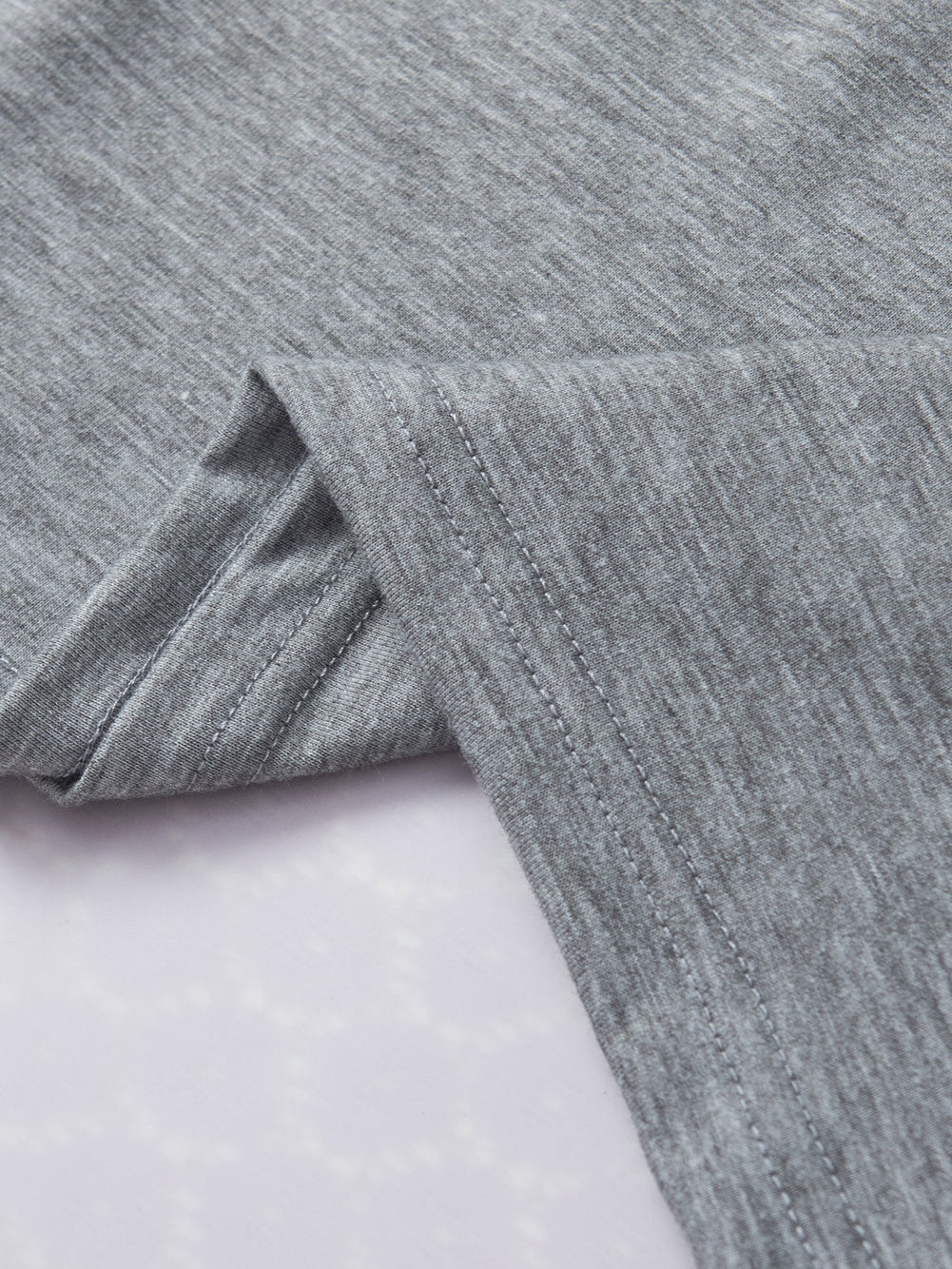 Grey Tiered Ruffle Sleeve Crew Neck Shift Top