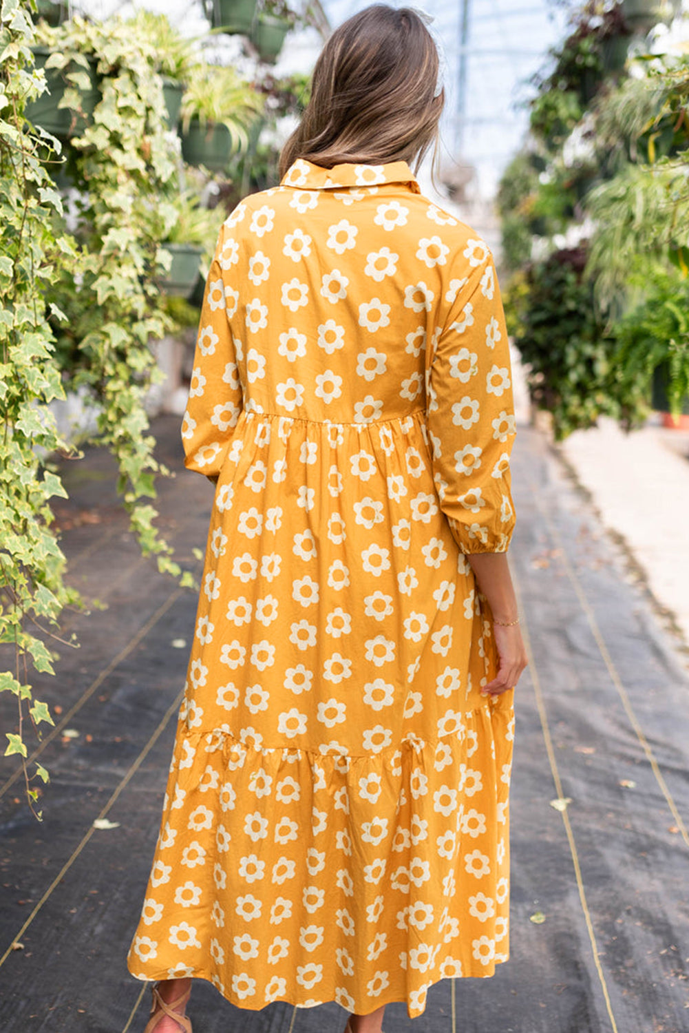 floral maxi dress