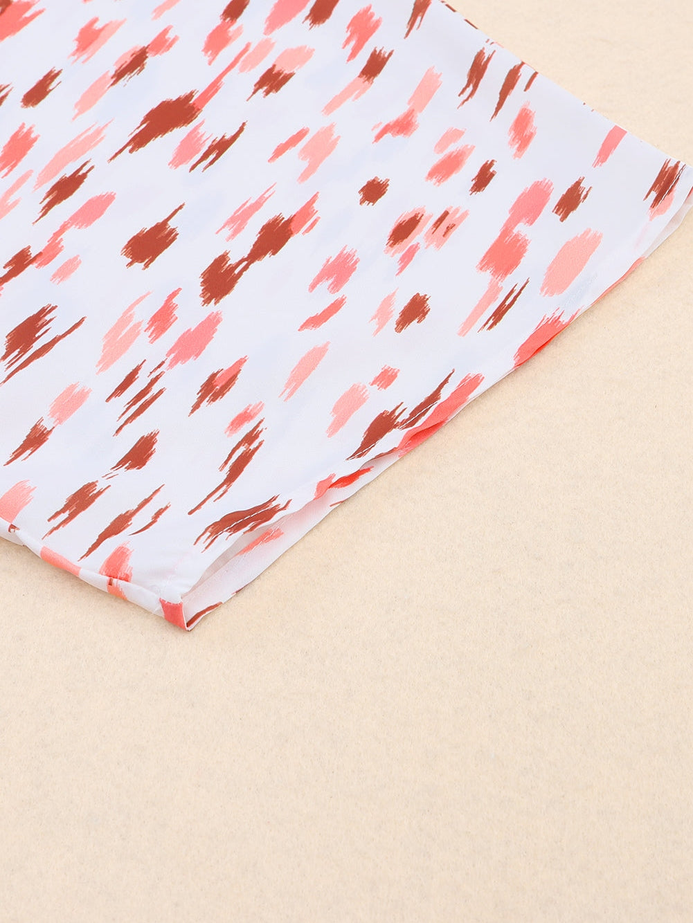 Pink Leopard Print Oversized Dolman Sleeve Plus Size Blouse