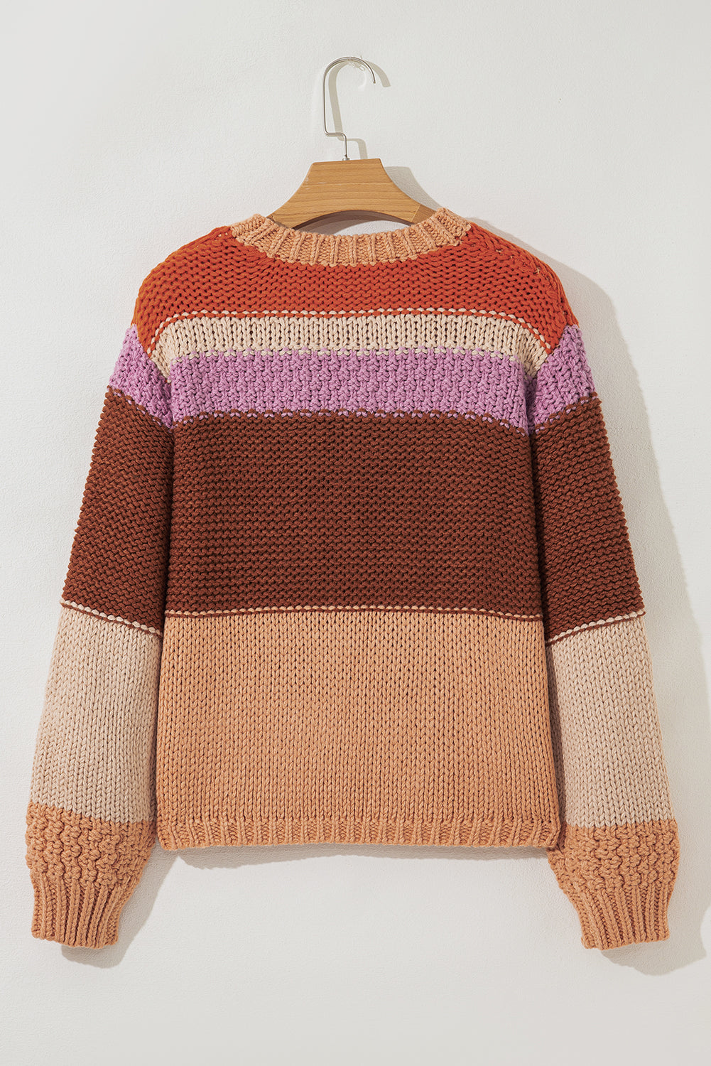 colorblock sweater