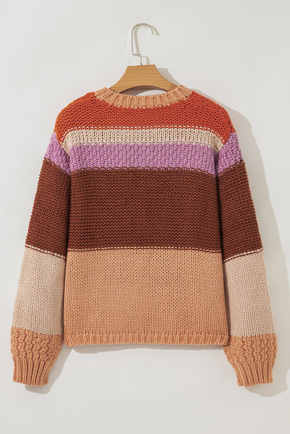 colorblock sweater