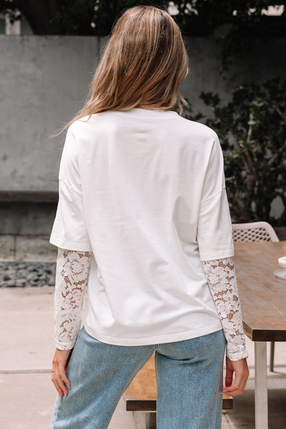 lace long sleeve top
