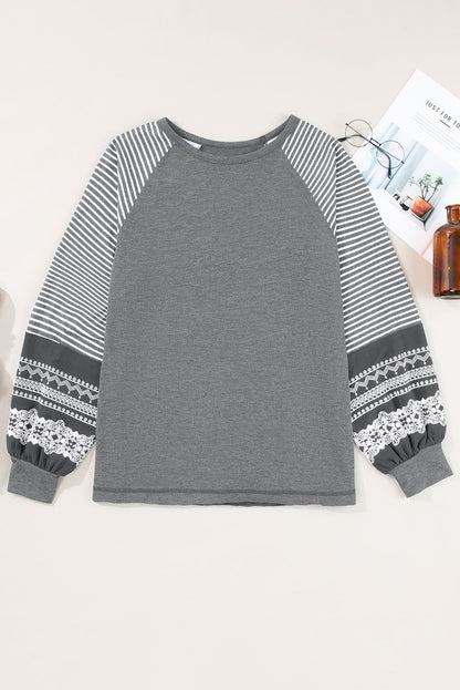 raglan long sleeve top