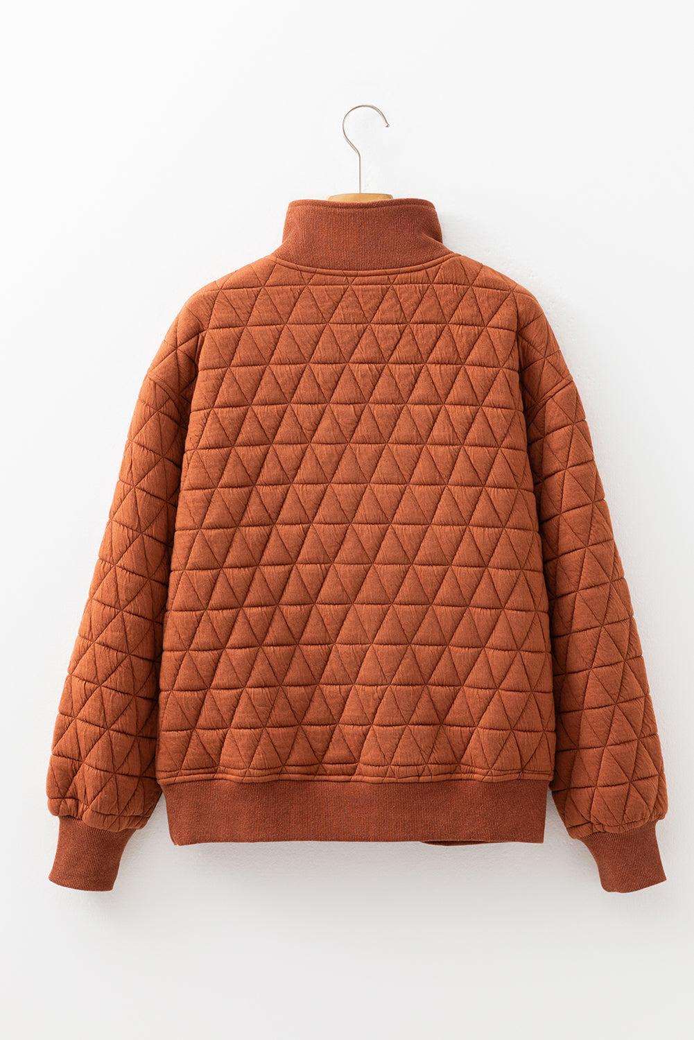 quilted sweatshirt