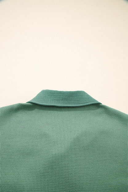 waffle knit shirt