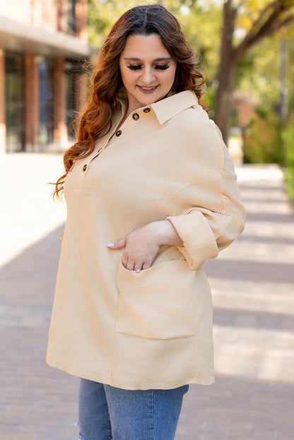 plus size henley top