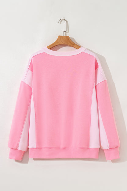 color block sweatshirt