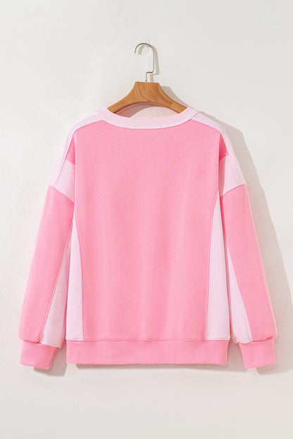 color block sweatshirt