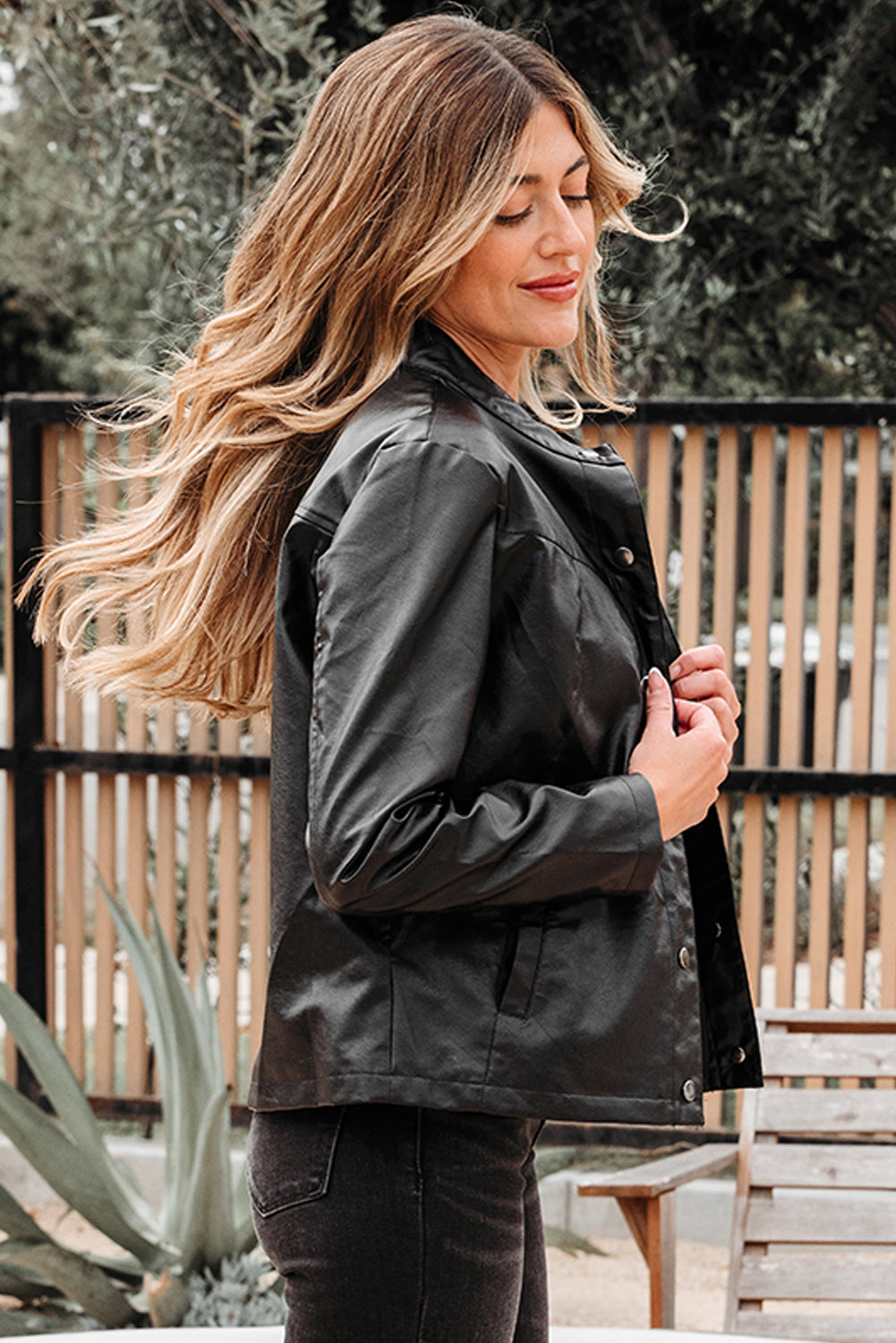 black boxy jacket