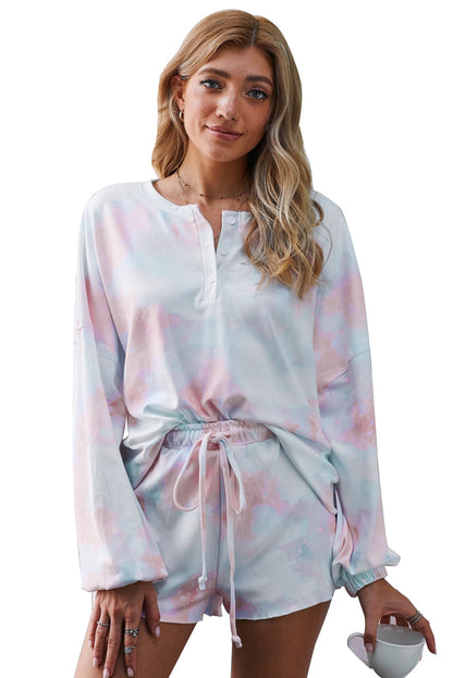 Floral Print Layered Sleeve Mini Dress