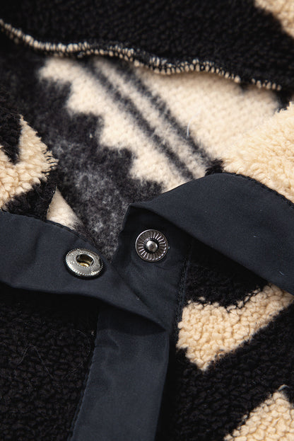 western print sweatshirt