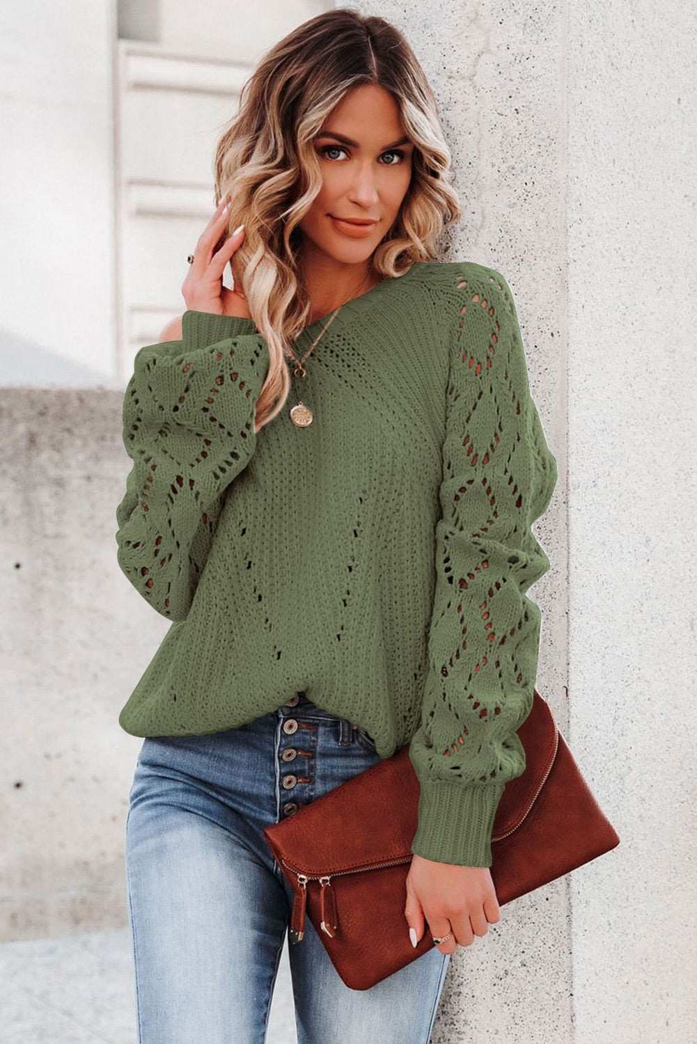 hollow out sweater
