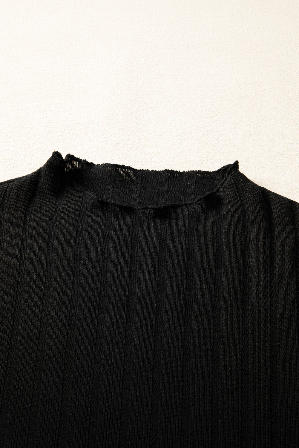 ribbed knit mini dress