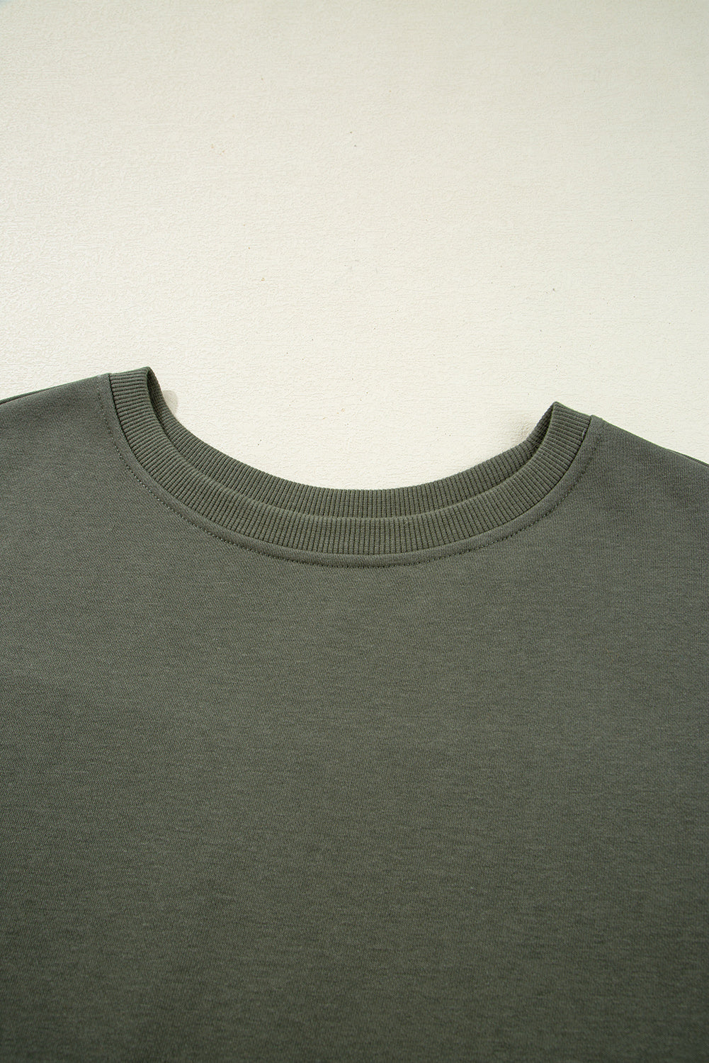 plaid patchwork sweatshirt