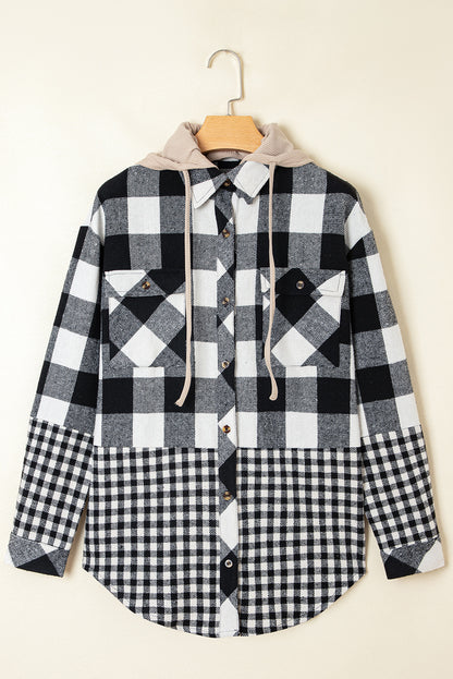 black plaid shacket