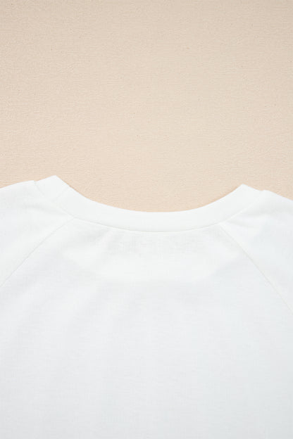 white long sleeve top