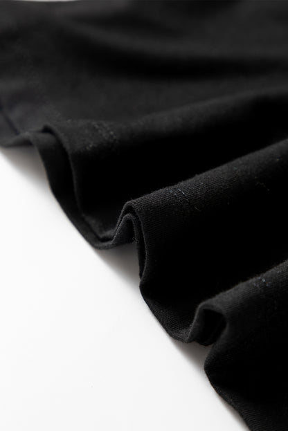 black long sleeve top