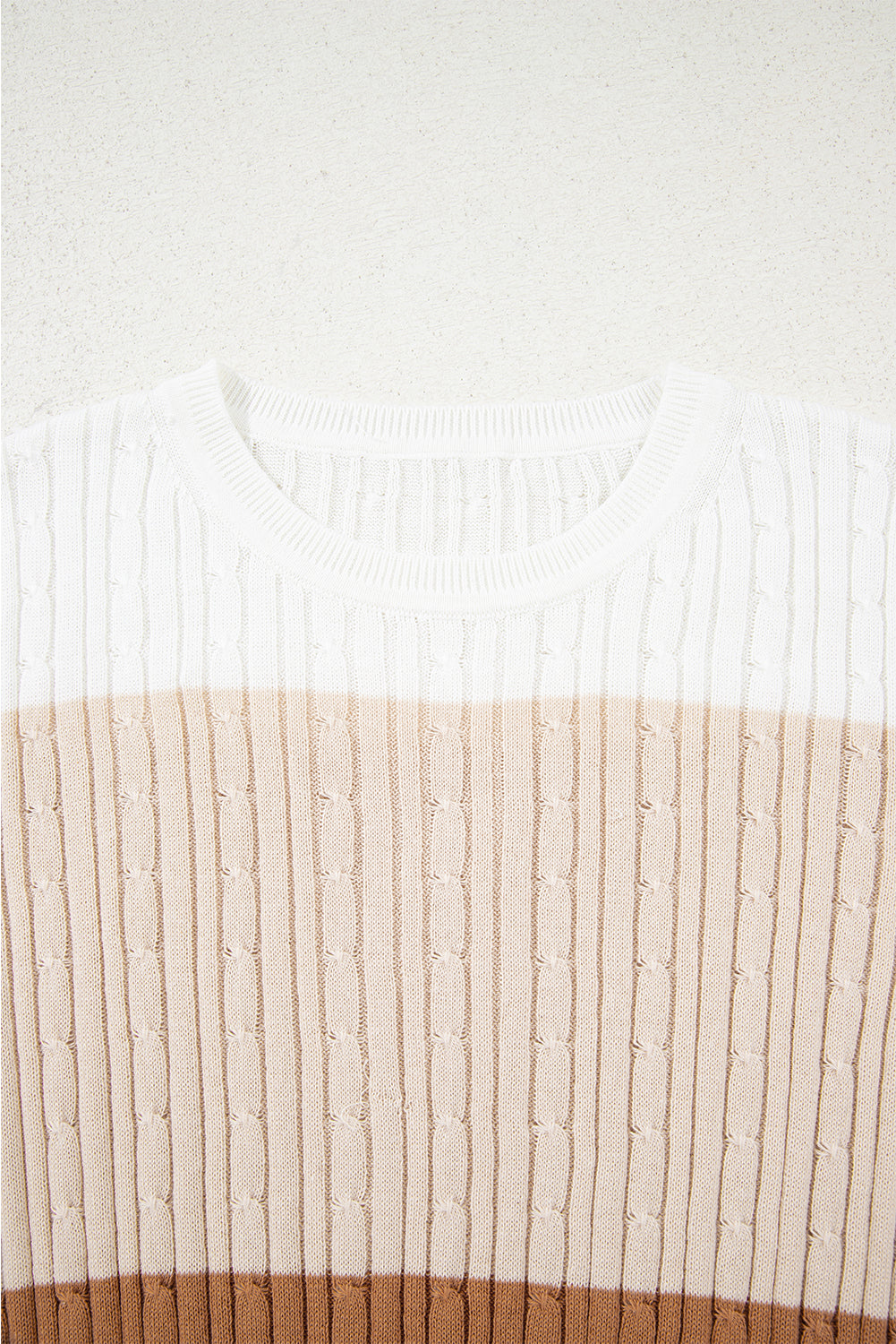 colorblock sweater