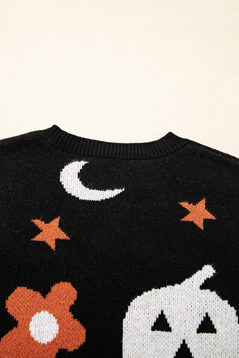 black halloween sweater