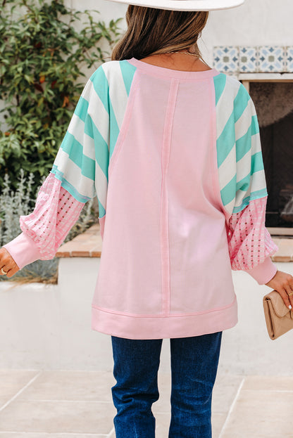 striped pullover top