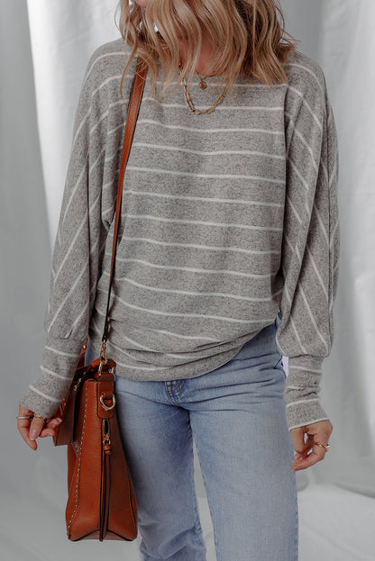 striped pullover top