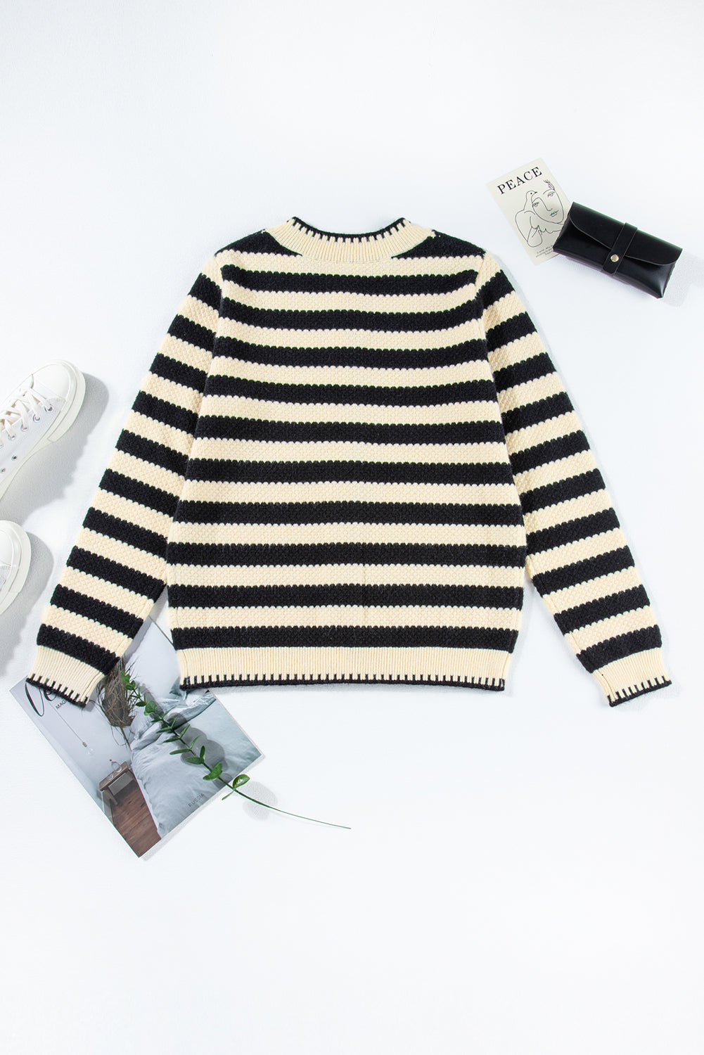 striped cardigan womens