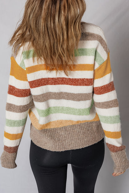 stripe sweater