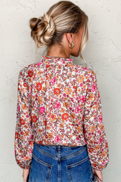 womens floral blouse