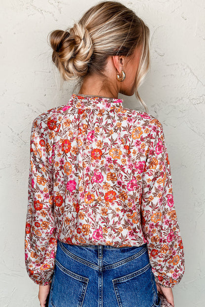 womens floral blouse