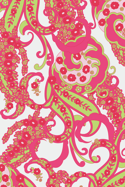 Flamingo Contrast Patched Bow Knot Accent Oversize Hoodie