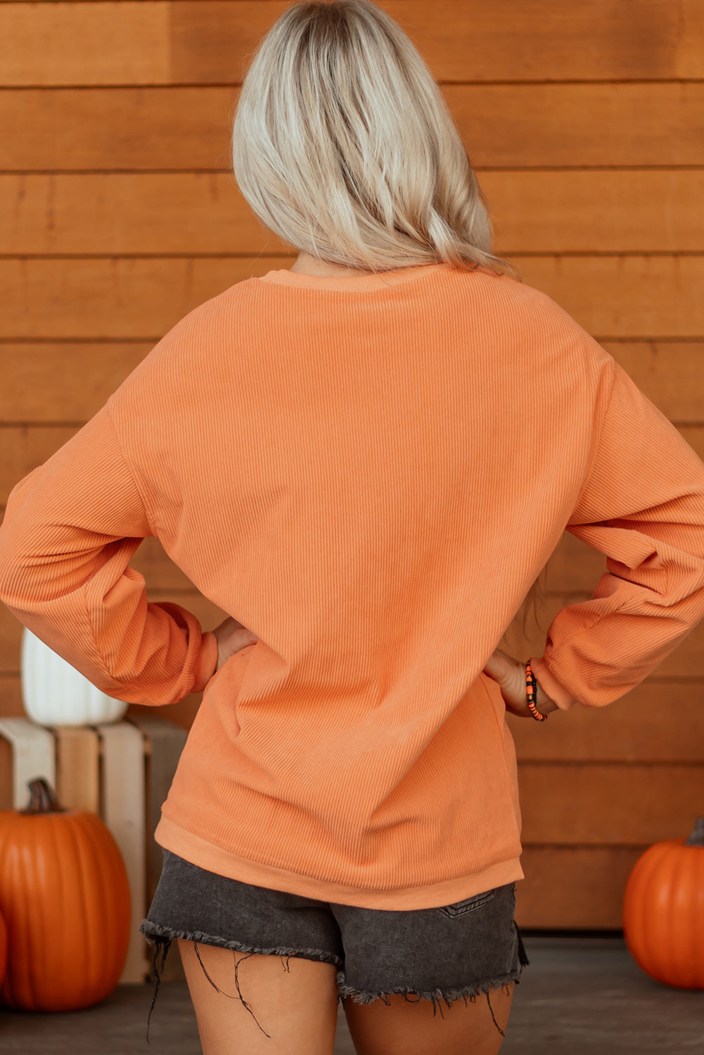 textured sweatshirt