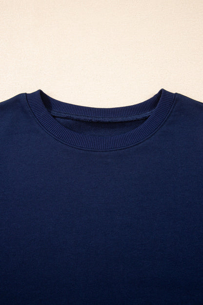 varsity sweatshirt skirt set