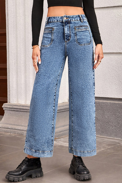straight leg loose jeans