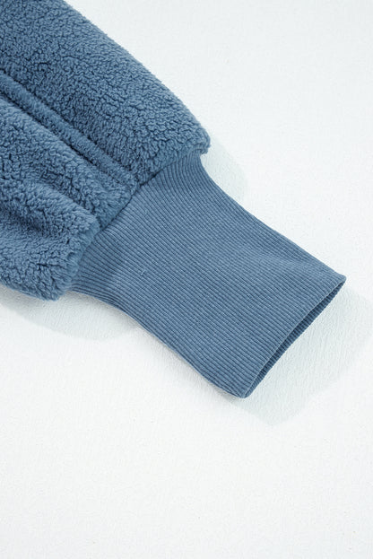 cozy sherpa sweatshirt