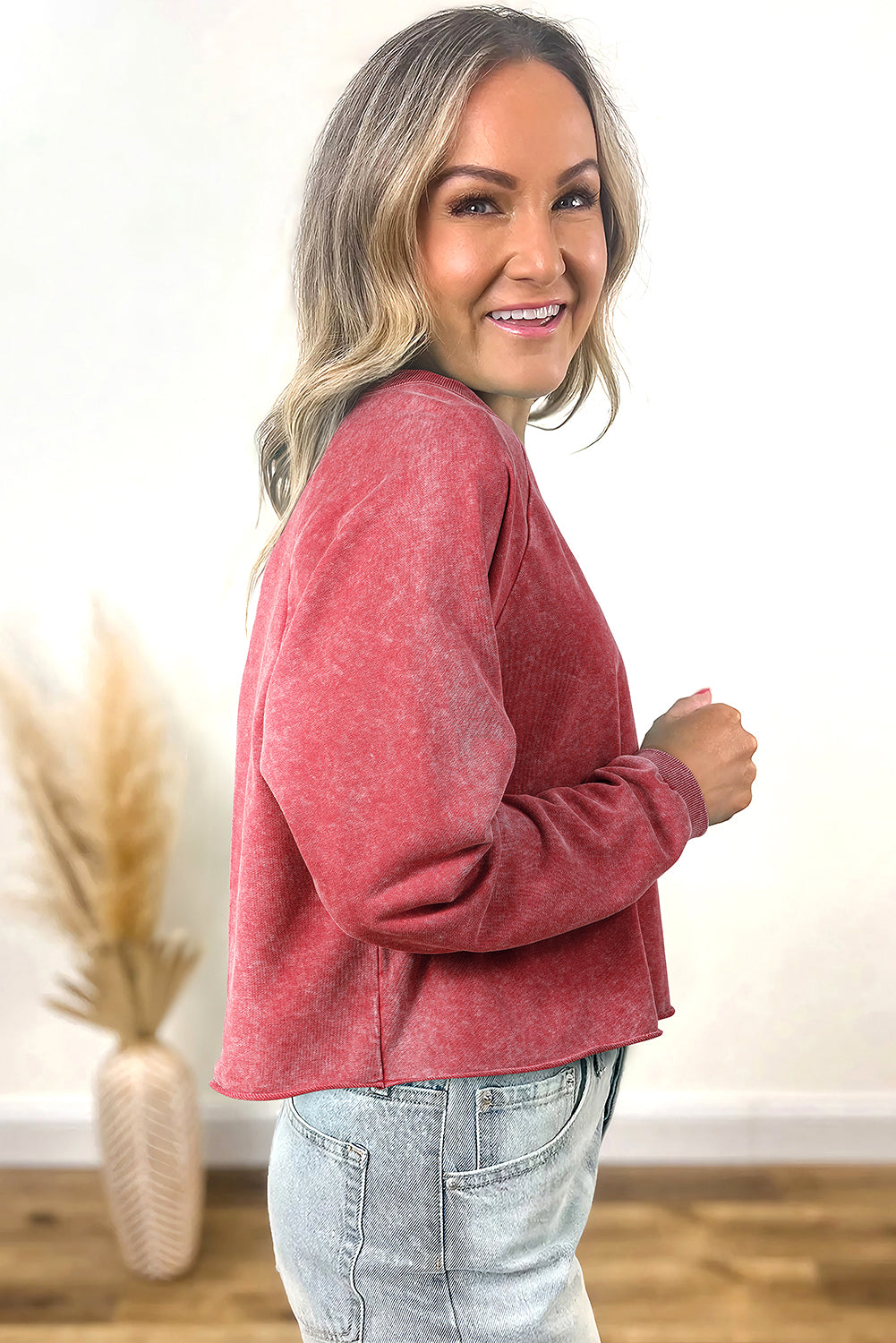 mineral wash sweatshirt