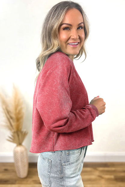mineral wash sweatshirt