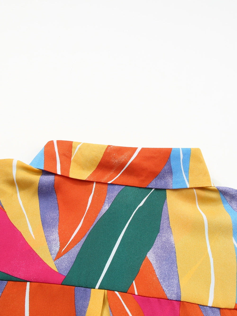 Multicolor Flora Print Plus Size Shirt