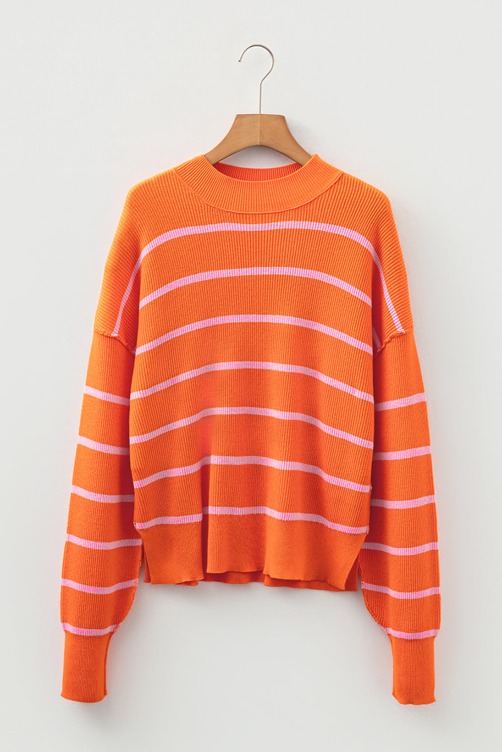 orange stripe sweater