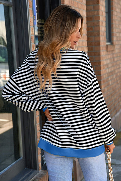 striped sweatshirt