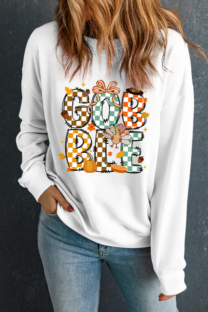 thanksgiving graphic sweatshirt
