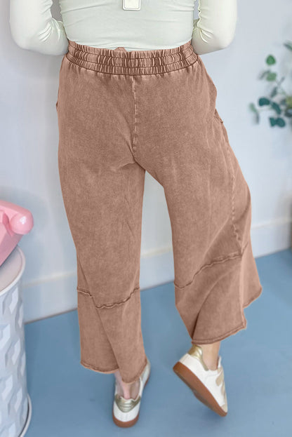 wide cropped pants
