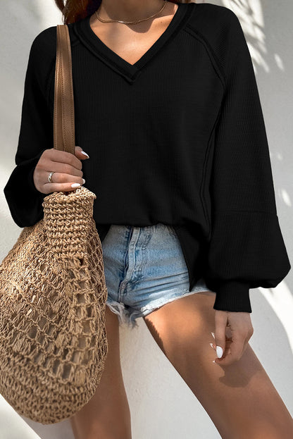 textured knit top