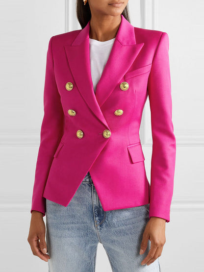 Blazers - Stylish And Versatile Double Breasted Blazer - MsDressly